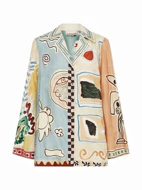 Alemais Michelle Silk Shirt Size US2
